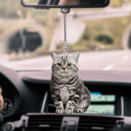 New Automotive Rear View Mirror Pendants 3D Effect Vehicle Interior Decorations Excellent Presents For Family