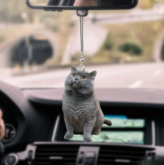 New Automotive Rear View Mirror Pendants 3D Effect Vehicle Interior Decorations Excellent Presents For Family