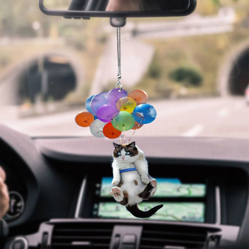 New Automotive Rear View Mirror Pendants 3D Effect Vehicle Interior Decorations Excellent Presents For Family