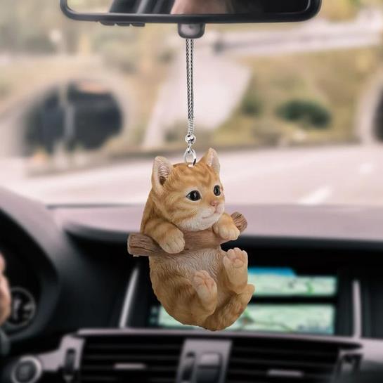 New Automotive Rear View Mirror Pendants 3D Effect Vehicle Interior Decorations Excellent Presents For Family