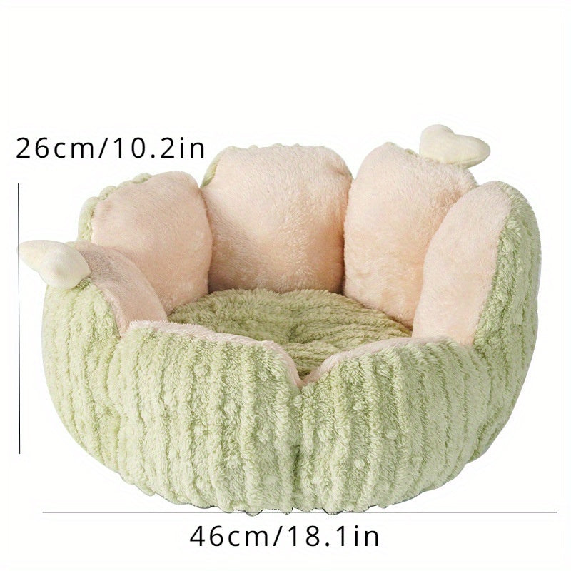 Cute Cat Litter Kennel Soft And Comfortable All-season Universal Cactus Cat Litter Purple Green Cat Dog Supplies Toys